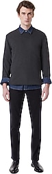 Wrangler Texas W12S016100 Siyah Erkek Slim Fit Jean