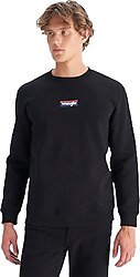 Wrangler W2520133001 Siyah Erkek Sweatshirt