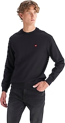 Wrangler W2520255001 Siyah Erkek Swetshirt