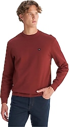 Wrangler W2520255169 Bordo Erkek Sweatshirt