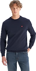 Wrangler W2520255410 Lacivert Erkek Sweatshirt