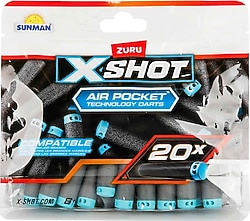 X-Shot Silah 20'li Yedek Paket 36587