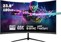 Xaser XR-238CF 23.8" 0.5 ms Full HD Curved 180 Hz Oyuncu Monitörü