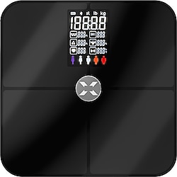 Xenon Smart X8702 Nabız Ölçümlü Siyah Dijital Baskül