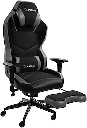 XPrime Tyler Gri Hybrid Kumaş Oyuncu Koltuğu