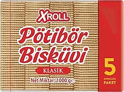 Xroll Pötibör Bisküvi 1000 gr