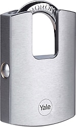 Yale Y122B/50/123/1 50 mm Muhafazalı Krom Asma Kilit