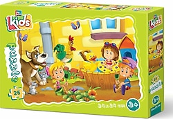 Yappuzz Havuz Keyfi 25 Parça Çocuk Puzzle