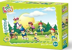 Yappuzz Yetenekli Kaykaycılar 25 Parça Çocuk Puzzle