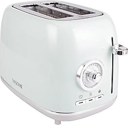 Yasomi YK-688T Retro 2 Dilim Mavi Ekmek Kızartma Makinesi