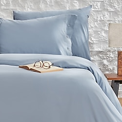 Yataş Bedding Plain Çift Kişilik Yıkamalı Nevresim Takımı Indigo