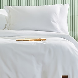 Yataş Bedding Plain Çift Kişilik Yıkamalı Nevresim Takımı Optik Beyaz
