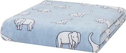 Yataş Mini Povey 100x120 cm Wellsoft Mavi Bebek Battaniyesi