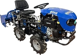 Yavuz Y600SX LİFE 12 Hp 4x4 Marşlı Dizel Mini Bahçe Traktörü