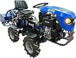 Yavuz Y600SX PRO 12 Hp 4x4 Mini Dizel Bahçe Traktörü