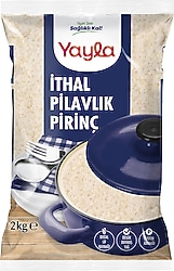 Yayla İthal Pilavlık Pirinç 2 kg