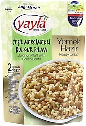 Yayla Hazır Yeşil Mercimekli Bulgur Pilavı 250 gr