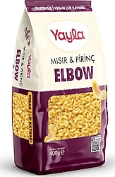 Yayla Glutensiz Mısır ve Pirinç Elbow Makarna 400 gr
