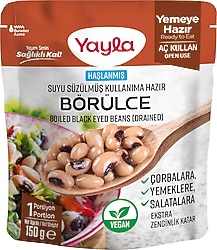 Yayla Haşlanmış Suyu Süzülmüş Börülce 150 gr