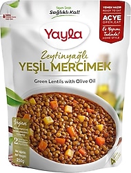 Yayla Hazır Zeytinyağlı Yeşil Mercimek 250 gr