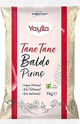 Yayla Tane Tane Baldo Pirinç 1 kg