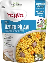 Yayla Hazır Etli Özbek Pilavı 200 gr