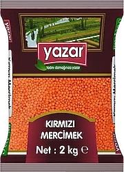 Yazar Kırmızı Mercimek 2 kg