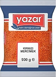 Yazar 900 gr Kırmızı Mercimek