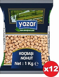 Yazar Koçbaşı Nohut 1 kg 12'li