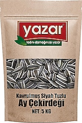 Yazar Kavrulmuş Siyah Tuzlu Ay Çekirdeği 1 kg