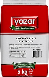Yazar Taş Değirmende Ögütülmüş Çavdar Unu 5 kg