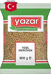 Yazar Yeşil Mercimek 900 gr