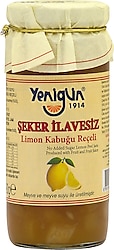 Yenigün Şeker İlavesiz 290 gr Limon Kabuğu Reçeli