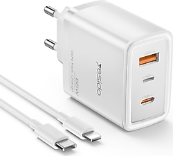 Yesido YC70 65 W Lightning Kablolu Hızlı Şarj Aleti