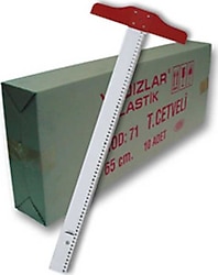 Yıldızlar 071 65 cm Plastik T Cetveli