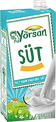 Yörsan Yarım Yağlı Süt 1 lt
