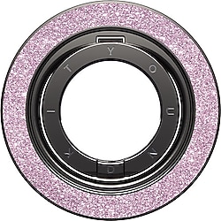Youngkit Double Ring Pembe Manyetik Telefon Tutucu