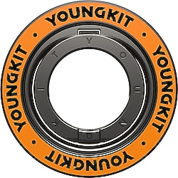 Youngkit Double Ring Turuncu Manyetik Telefon Tutucu