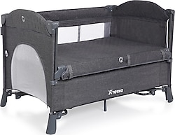 Yoyko Exclusive Comfort 8 in 1 Gri Anne Yanı Park Yatak