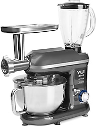 Yui M-120 Multi Fonksiyonel 1300 W 5 lt Gri Stand Mikser