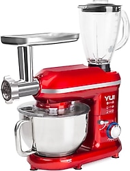 Yui M-120 Multi Fonksiyonel 1300 W 5 lt Kırmızı Stand Mikser