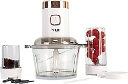 Yui M-2001 3'ü 1 Arada 300 W Rose Gold Blender Seti