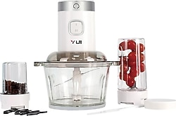 Yui M-2001 3'ü 1 Arada 300 W Silver Blender Seti