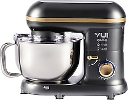 Yui M108 Easy Chef 1300 W 5 lt Gri Gold Stand Mikseri