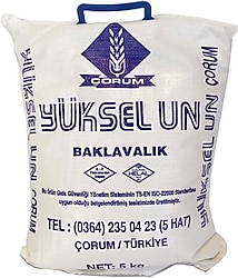 Yüksel Un 5 kg Baklavalık Buğday Unu