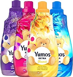 Yumoş Extra Hanımeli + Orkide + Lilyum + Lavanta Yumuşatıcı 1.44 lt 4'lü