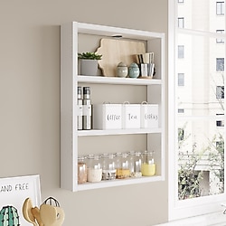 Yurudesign Pera 3'lü Duvar Mutfak Banyo Rafı PR1