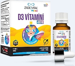 Zade Vital Miniza Vitamin D3 400 IU Damla 20 ml
