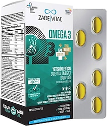 Zade Vital Premium Omega 3 30 Kapsül