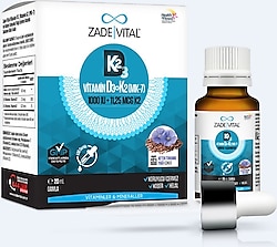 Zade Vital Vitamin D3+K2 1000 IU Damla 20 ml